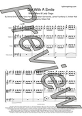 Bruno Mars & Lady Gaga - Die With A Smile - String Quartet Sheet Music