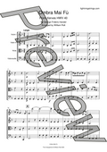 handel ombra mai fu string quartet sheet music full score page 1 preview