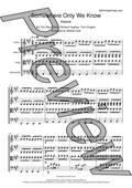 keane somewhere only we know string quartet sheet music full score page 1 preview