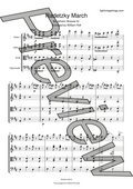 johann strauss sr radetzky march string quartet sheet music full score page 1 preview