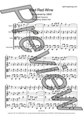 neil diamond ub40 red red wine string quartet sheet music full score page 1 preview