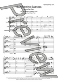 lana del rey summertime sadness string quartet sheet music full score page 1 preview