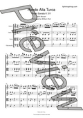Mozart - Rondo Alla Turca (Turkish March) - String Quartet Sheet Music